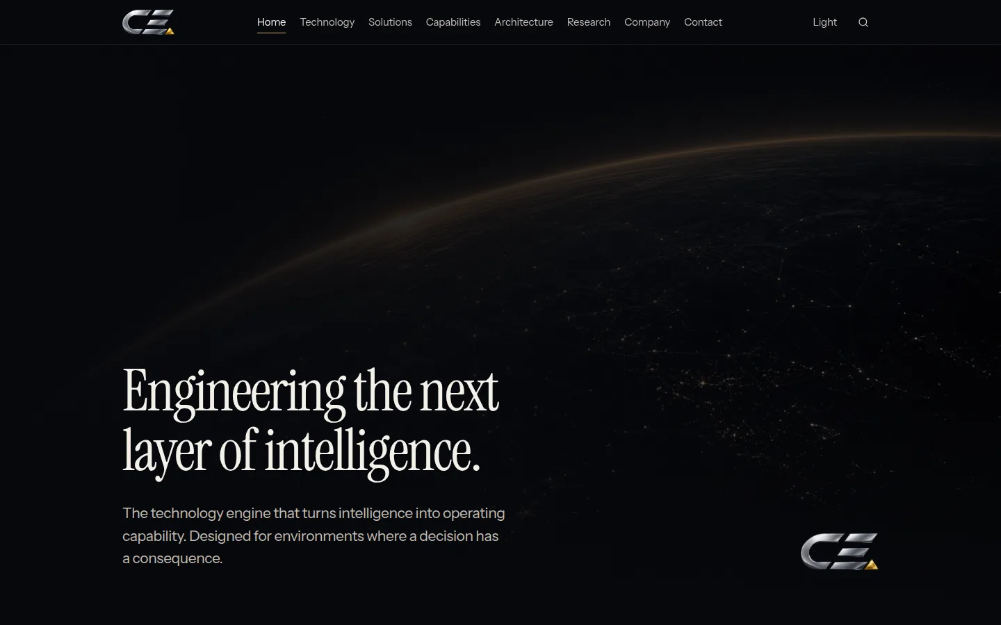 CE Technologies: Public website, home page, desktop width, captured 11 October 2026